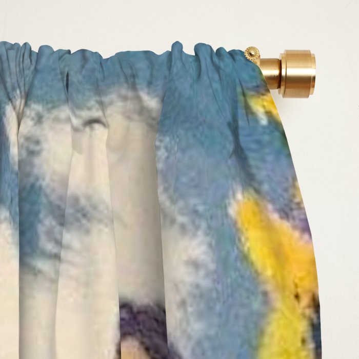 âI will sing the song of companionshipâ Leaves of Grass by Margaret Cook Window Curtain Gallery Image 2