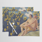 âI will sing the song of companionshipâ Leaves of Grass by Margaret Cook Placemat Gallery Image 1