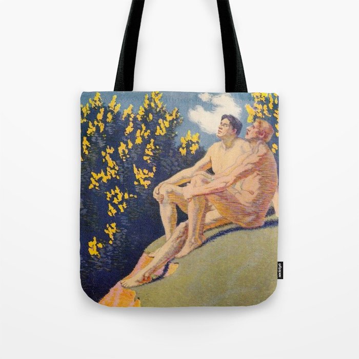 âI will sing the song of companionshipâ Leaves of Grass by Margaret Cook Tote Bag Gallery Image 1