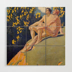 âI will sing the song of companionshipâ Leaves of Grass by Margaret Cook Wood Wall Art Gallery Image 1