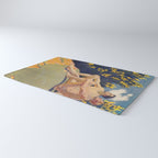 âI will sing the song of companionshipâ Leaves of Grass by Margaret Cook Rug Gallery Image 3