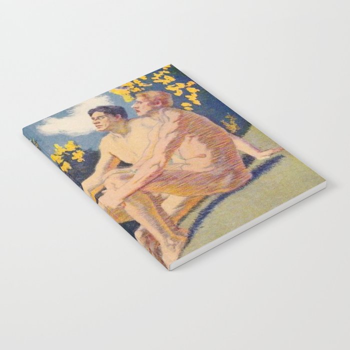 âI will sing the song of companionshipâ Leaves of Grass by Margaret Cook Notebook Gallery Image 2
