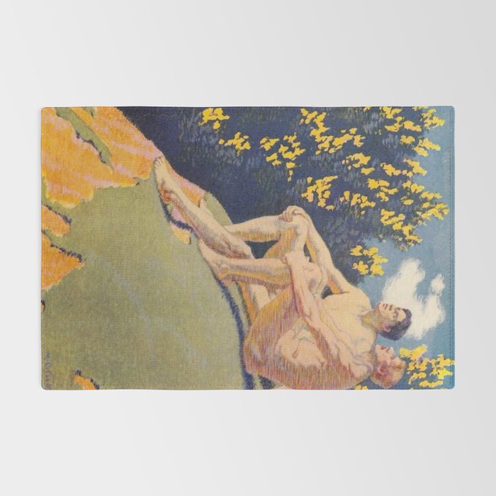 âI will sing the song of companionshipâ Leaves of Grass by Margaret Cook Rug Gallery Image 2