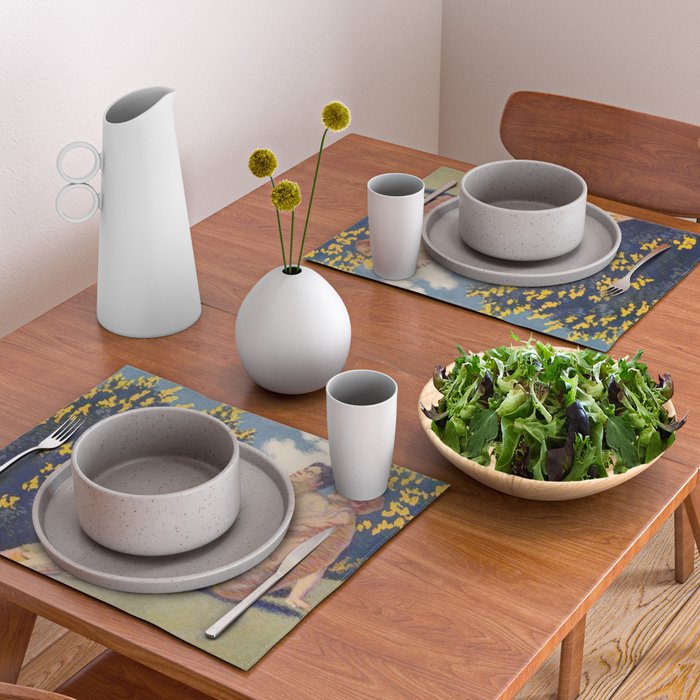 âI will sing the song of companionshipâ Leaves of Grass by Margaret Cook Placemat Gallery Image 2