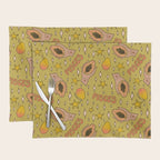 Pisces Papaya Print Placemat Gallery Image 1