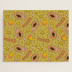 Pisces Papaya Print Jigsaw Puzzle Gallery Image 1
