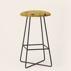 Pisces Papaya Print Stool Gallery Image 1