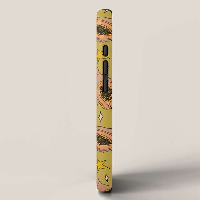 Pisces Papaya Print iPhone Case Gallery Image 2