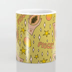Pisces Papaya Print Coffee Mug Gallery Image 4