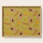 Pisces Papaya Print Serving Tray Gallery Image 1