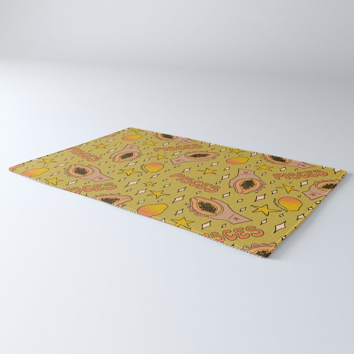 Pisces Papaya Print Rug Gallery Image 3