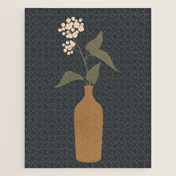 Minimal Abstract Art Vase Flower 10 Jigsaw Puzzle Gallery Image 1