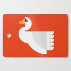 Geometric swan Cutting Board Gallery Image 1