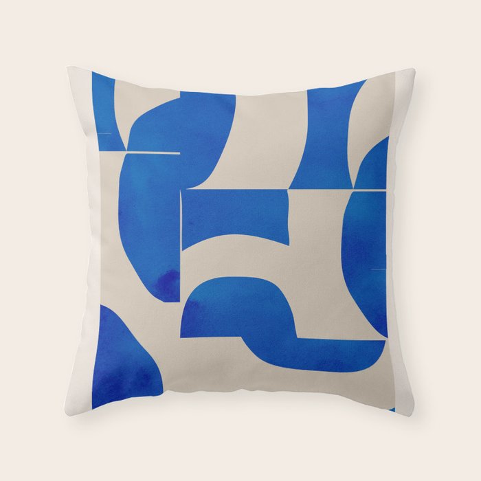 Minimal Geometric Shapes 230 Throw Pillow Gallery Image 6