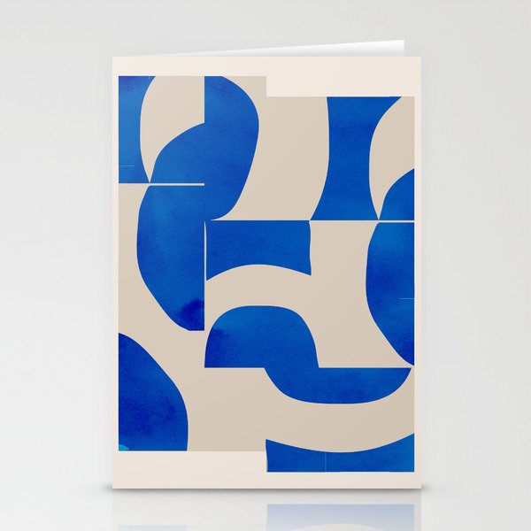 Minimal Geometric Shapes 230 Stationery Card Gallery Image 2