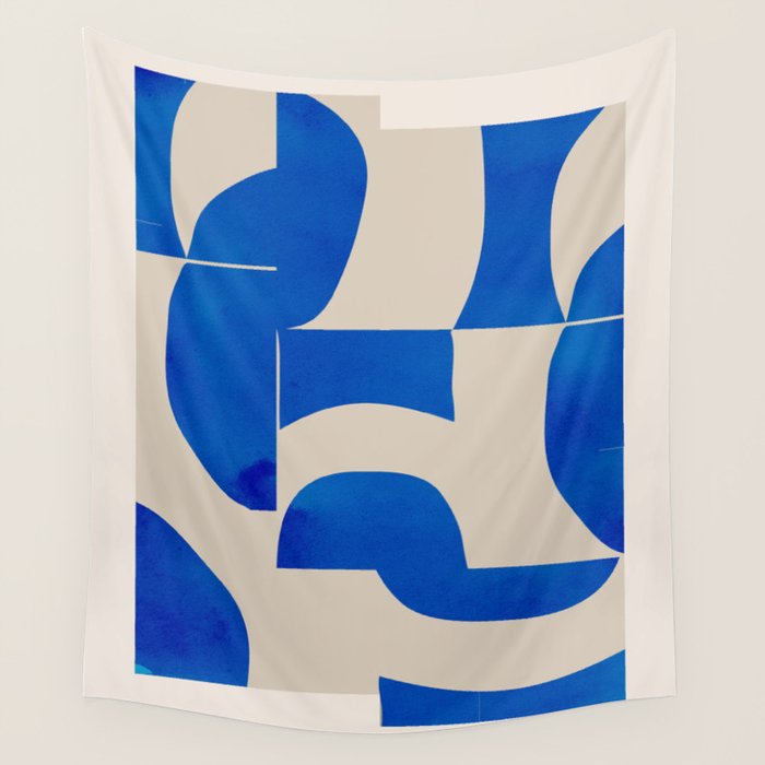 Minimal Geometric Shapes 230 Wall Tapestry Gallery Image 4