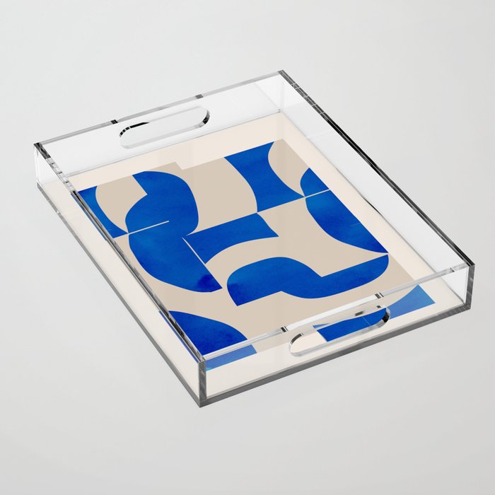 Minimal Geometric Shapes 230 Acrylic Tray Gallery Image 1