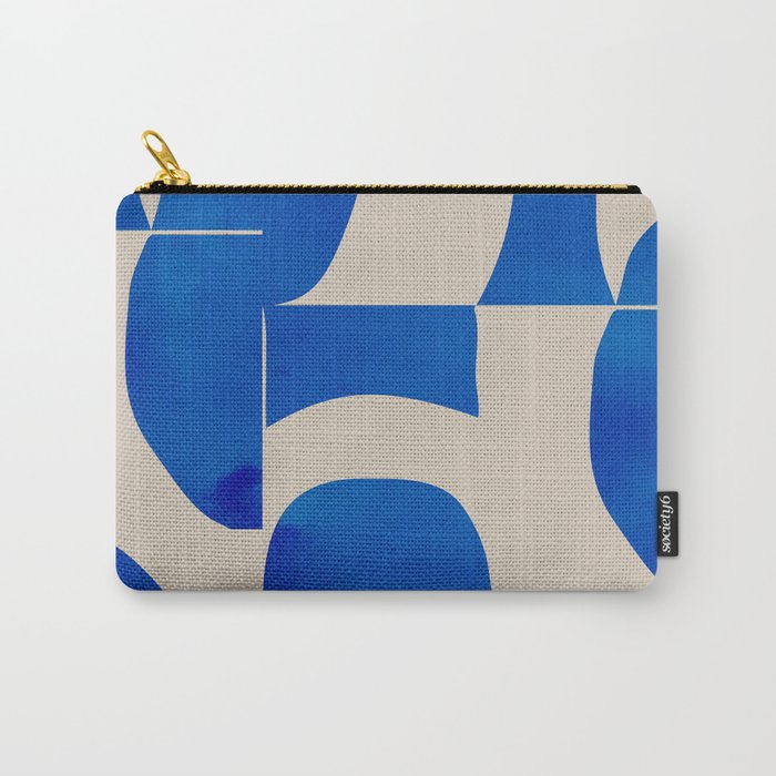 Minimal Geometric Shapes 230 Carry All Pouch Gallery Image 1