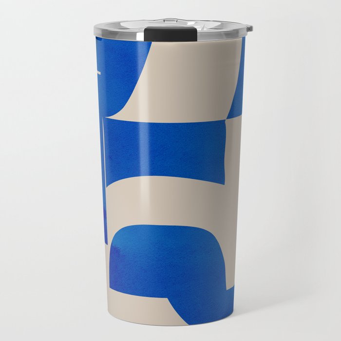 Minimal Geometric Shapes 230 Travel Mug Gallery Image 1