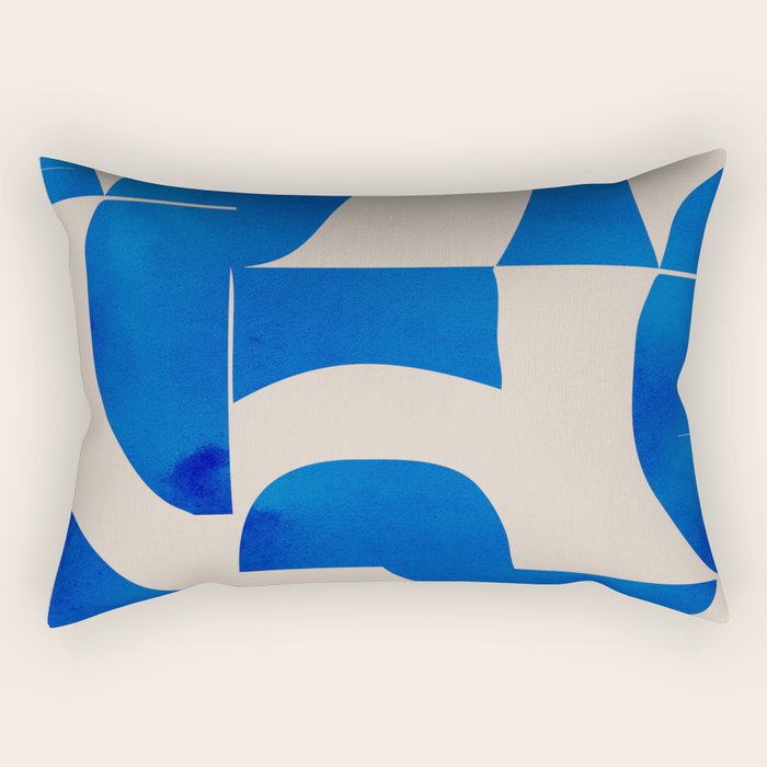 Minimal Geometric Shapes 230 Rectangular Pillow Gallery Image 2