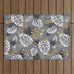 Festive Forest - Grey Outdoor Rug Gallery Image 1
