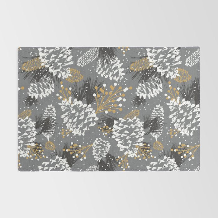 Festive Forest - Grey Rug Gallery Image 2