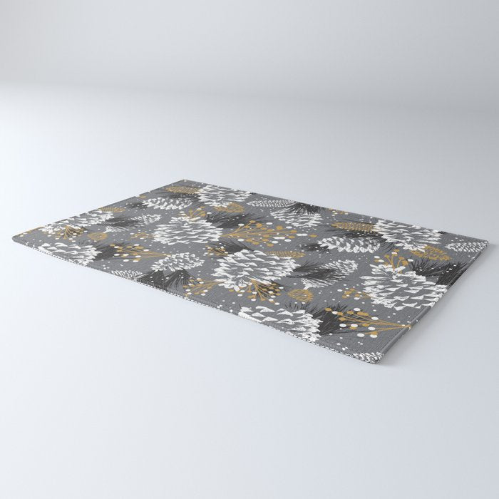Festive Forest - Grey Rug Gallery Image 3