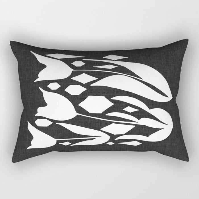 Diamond Tulips ii Rectangular Pillow Gallery Image 1