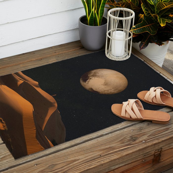 a Golden space glimpse Outdoor Rug Gallery Image 2