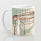 Vintage NYC Subway Map (1918) Coffee Mug Gallery Image 3