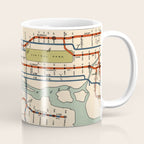 Vintage NYC Subway Map (1918) Coffee Mug Gallery Image 1