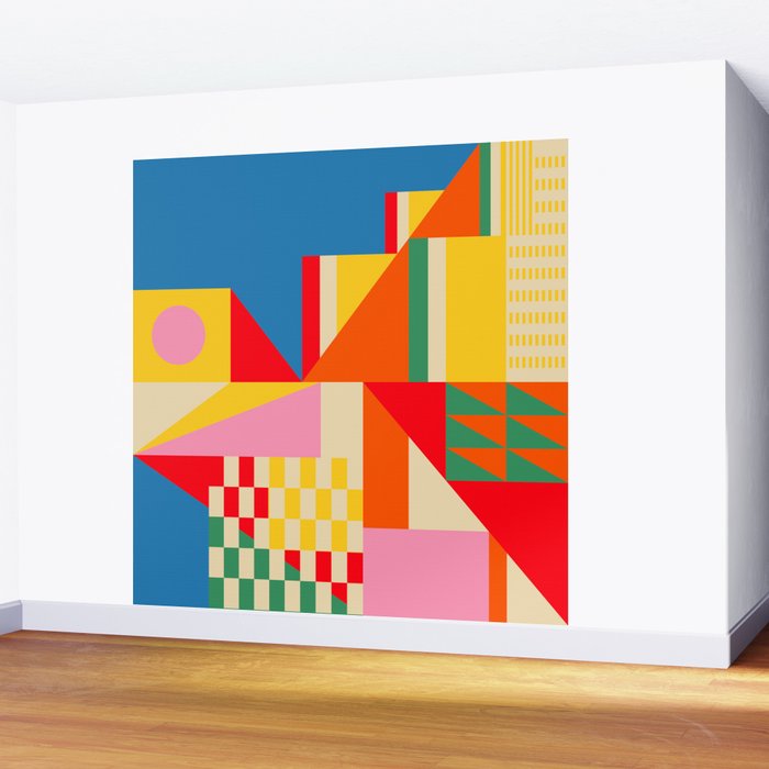 Beach City Wall Mural Gallery Image 2