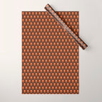 70s Flower Pattern #1 Wrapping Paper Gallery Image 1