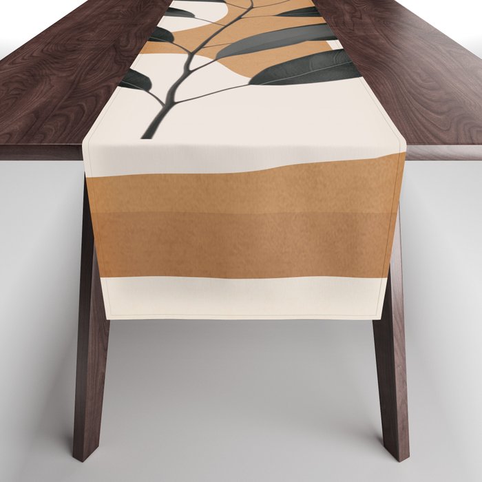 Minimalist Abstract Art Branch 4 Table Runner Gallery Image 1