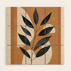 Minimalist Abstract Art Branch 4 Wood Wall Art Gallery Image 1