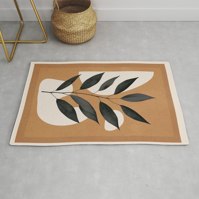 Minimalist Abstract Art Branch 4 Rug Gallery Image 1