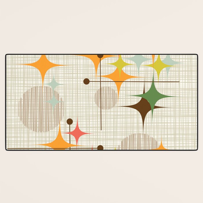 Starbursts and Globes 3 Desk Mat Gallery Image 3
