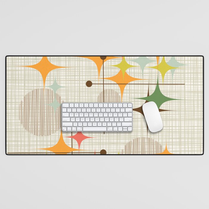 Starbursts and Globes 3 Desk Mat Gallery Image 1