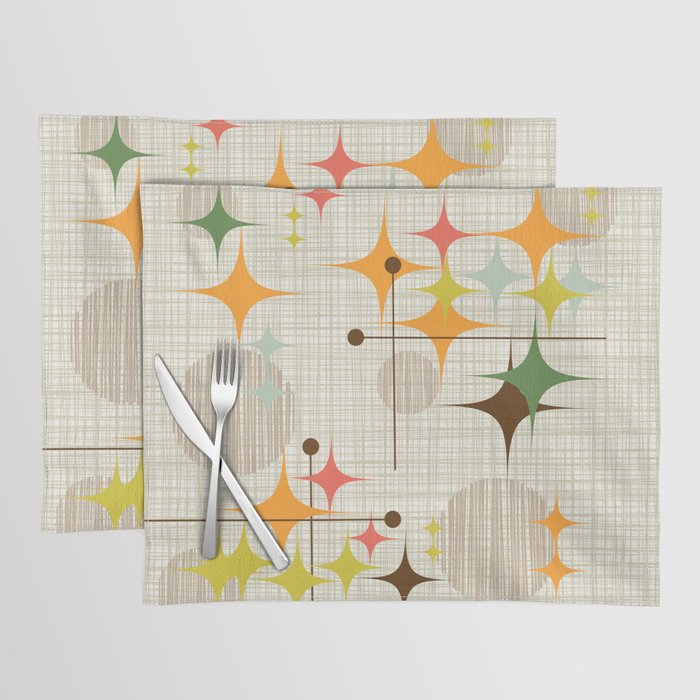 Starbursts and Globes 3 Placemat Gallery Image 1