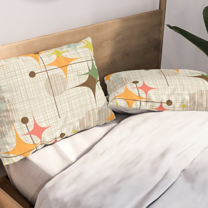 Starbursts and Globes 3 Pillow Sham Gallery Image 2