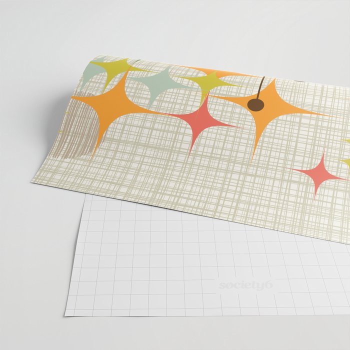 Starbursts and Globes 3 Wrapping Paper Gallery Image 2