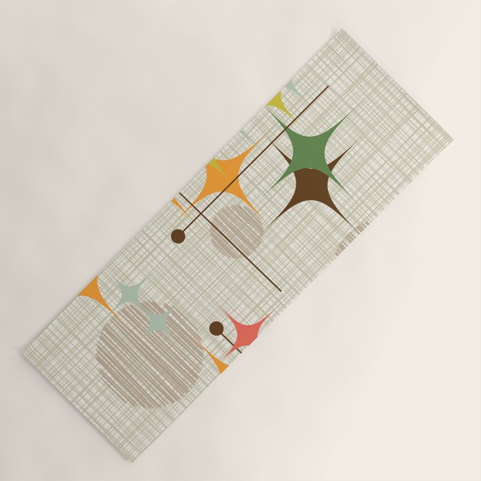 Starbursts and Globes 3 Yoga Mat Gallery Image 1