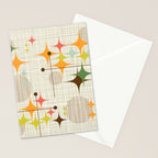 Starbursts and Globes 3 Stationery Card Gallery Image 2