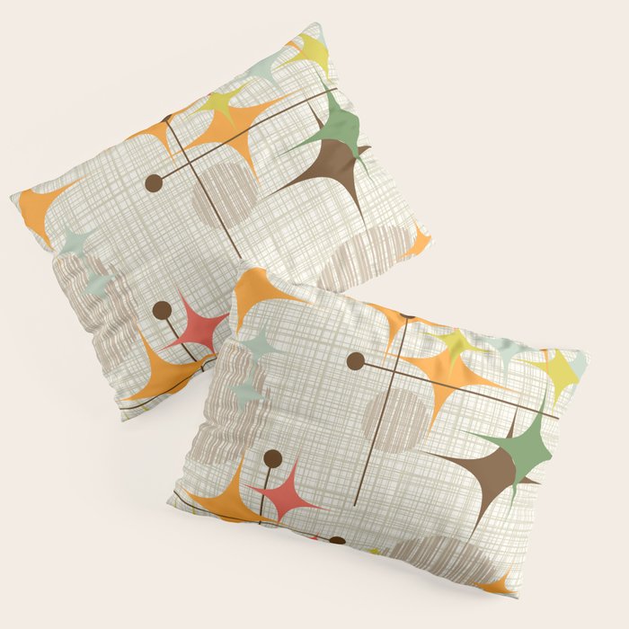 Starbursts and Globes 3 Pillow Sham Gallery Image 3