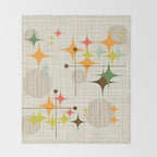Starbursts and Globes 3 Throw Blanket Gallery Image 2