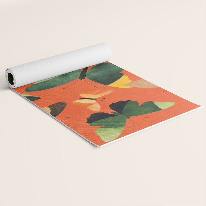 Beautiful Butterflies 3 Yoga Mat Gallery Image 2