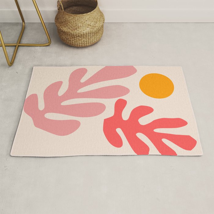 Henri Matisse - Leaves - Blush Rug Gallery Image 1