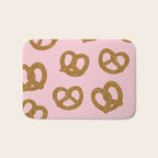 Pretzel Pattern - Blush Bath Mat Gallery Image 1