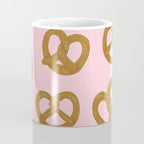 Pretzel Pattern - Blush Coffee Mug Gallery Image 4