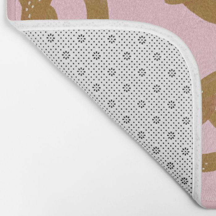 Pretzel Pattern - Blush Bath Mat Gallery Image 2
